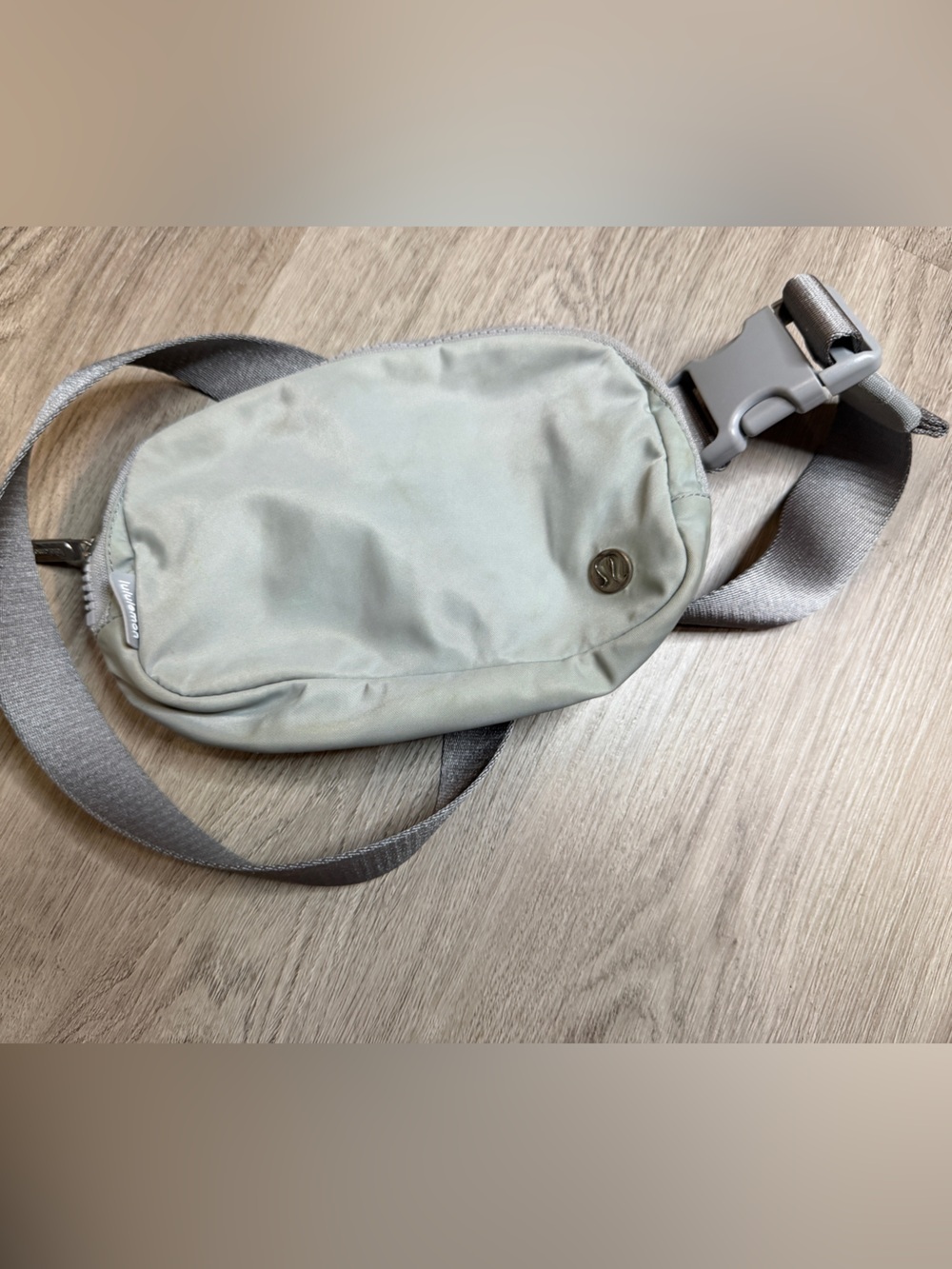lululemon athletica Light Gray Sling Belt Bag